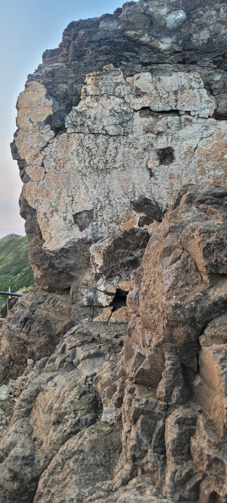 Rock formations at Diamond Head