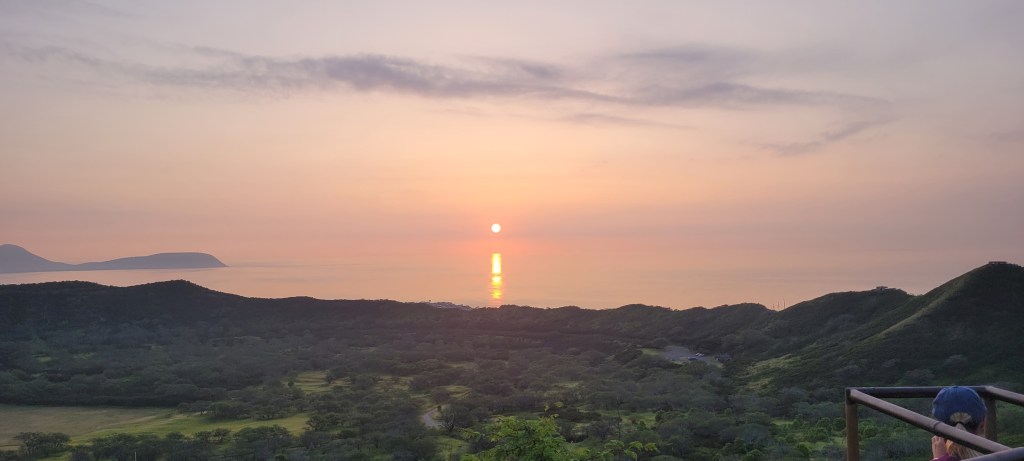 Sunrise at Diamond Head Crater Summit Trail
