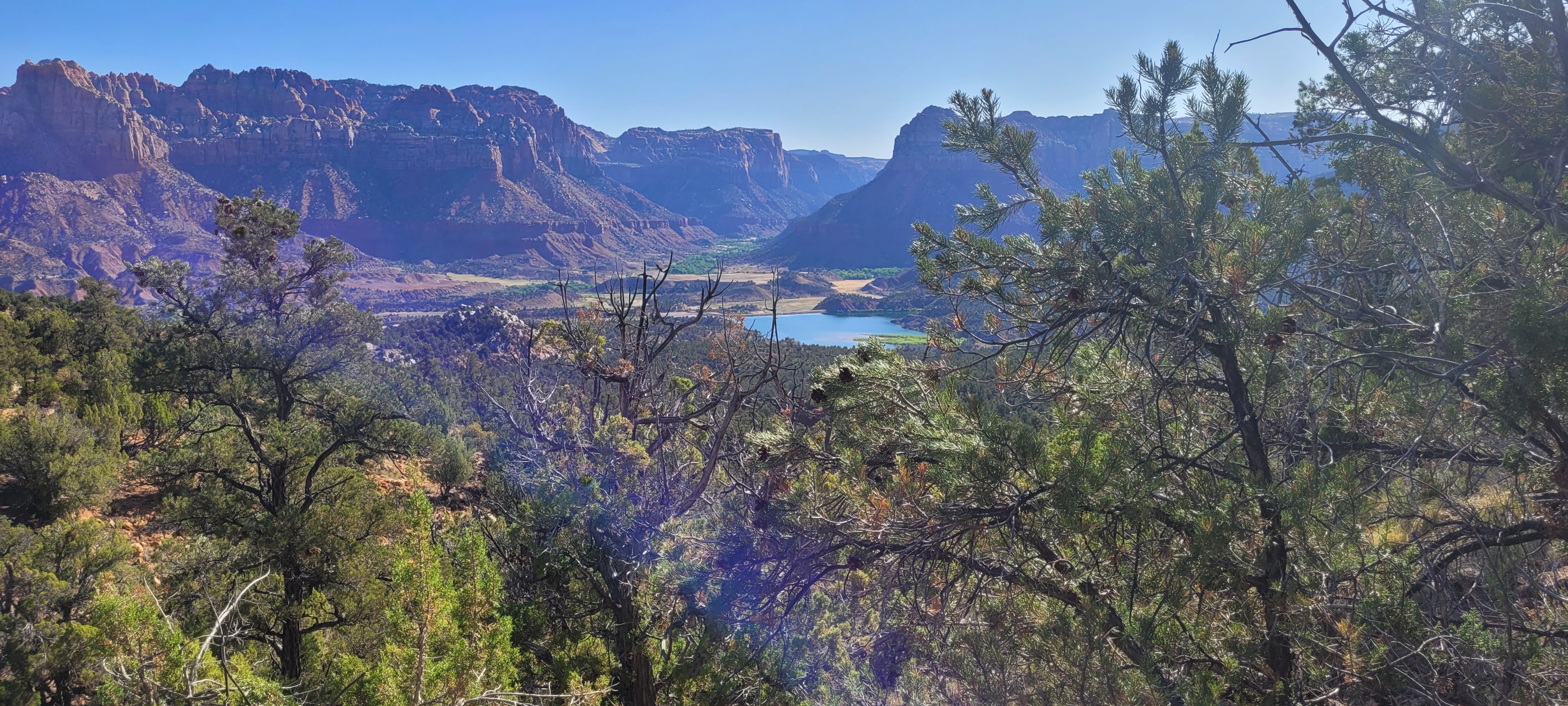 The view from Eagle Crags near Zion National Park